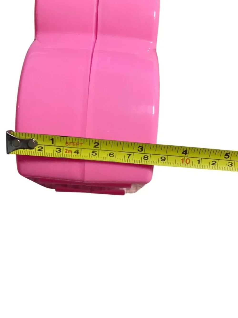 Yellow and Pink PEEP Bunny-Shaped Plastic Container With Lid